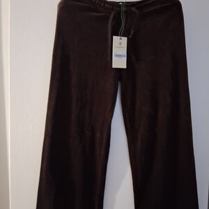 Tuckernuck Chocolate Velour Pants